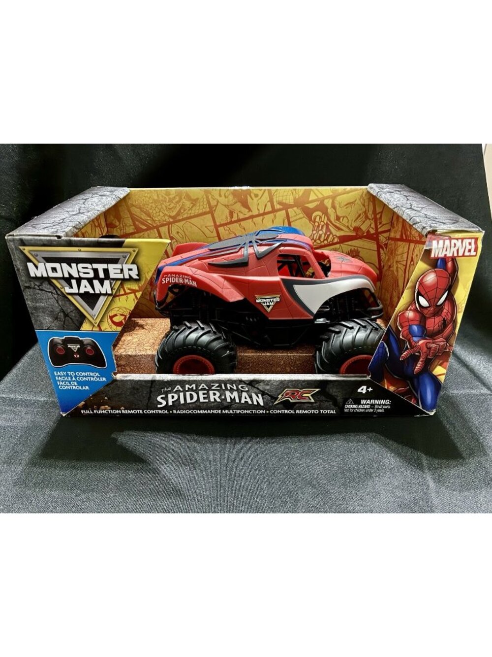 Monster Jam Marvel The Amazing Spider-Man RC Monster Truck remote control